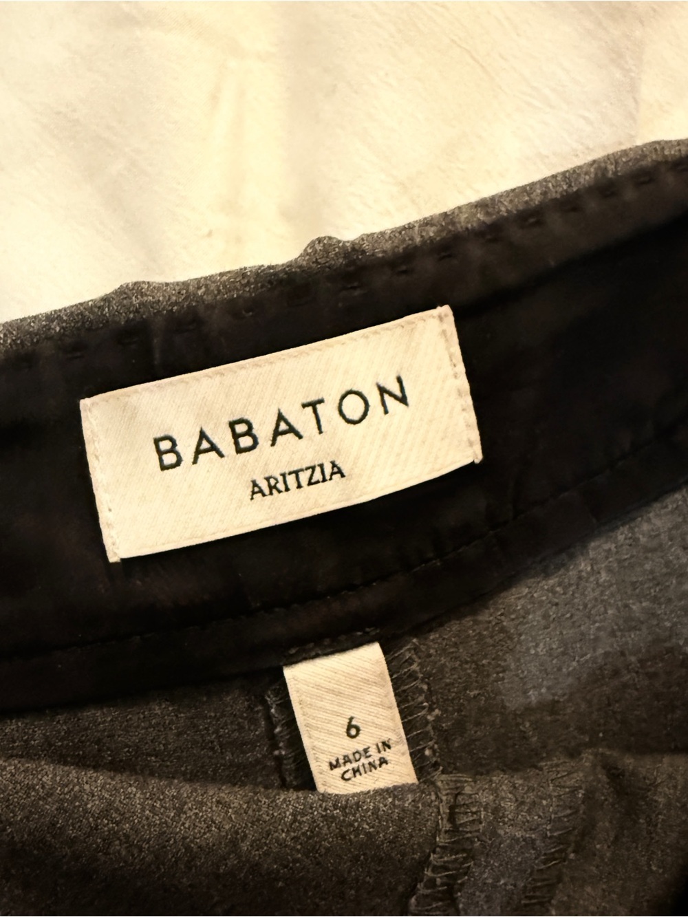 Babaton Charcoal Gray Skirt - Babaton Aritzia